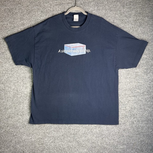 Vintage Usps T-shirt Priority Mail Flat Rate Boxes Size 2xl Blue